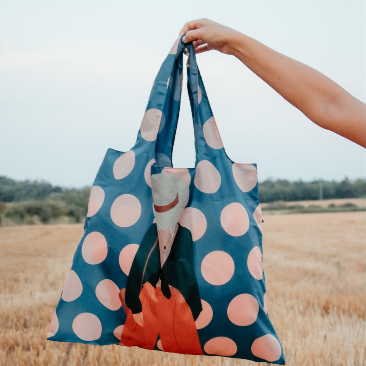 Fashion Girl Shopping Bag
