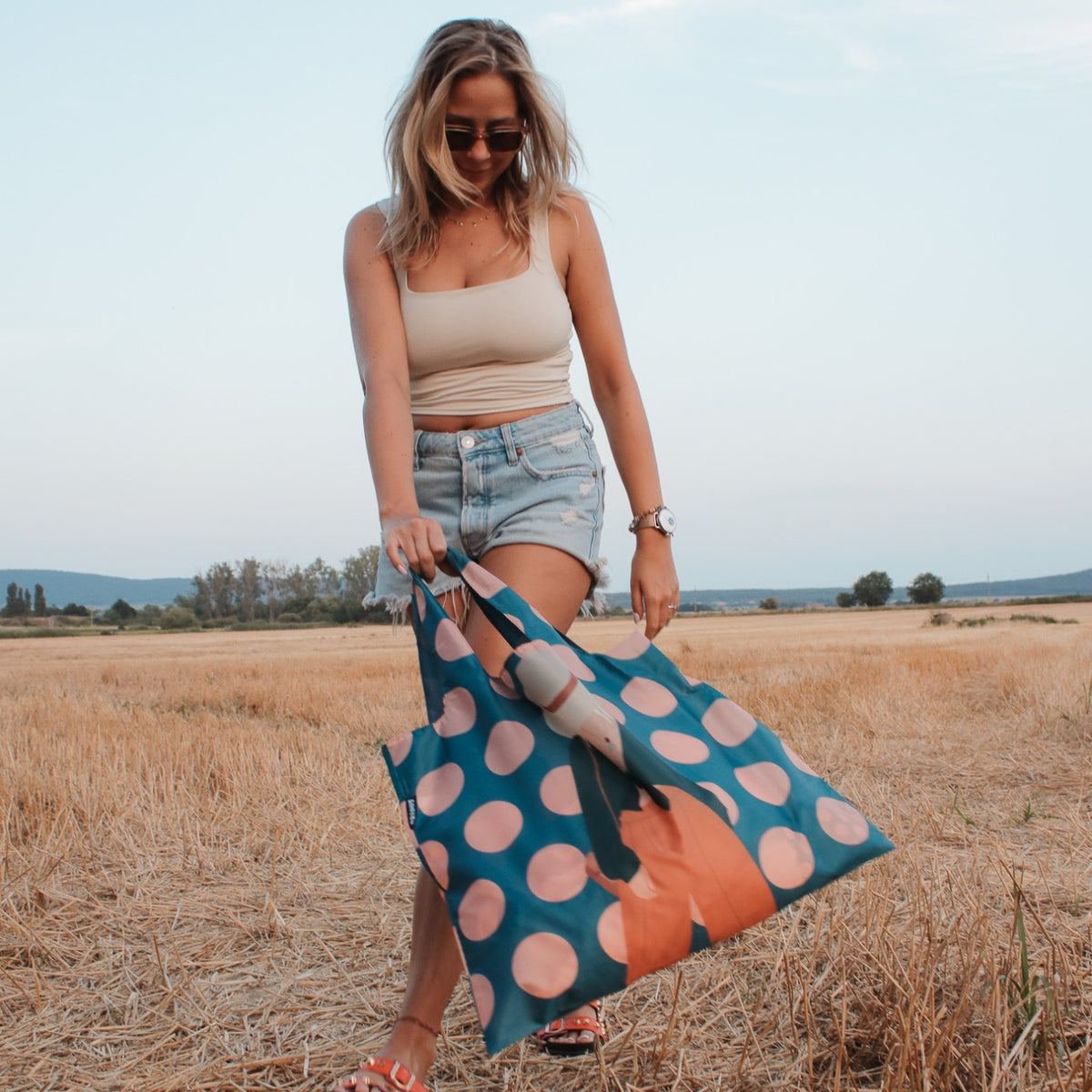 Fashion Girl Shopping Bag