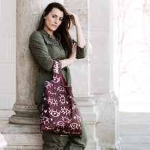 Kép betöltése a galériamegjelenítőbe: Boho Hearts & Eye Shopping Bag