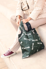 Kép betöltése a galériamegjelenítőbe: Green Dragonfly Shopping Bag