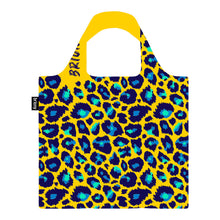 Kép betöltése a galériamegjelenítőbe: Yellow Leopard Skin Shopping Bag