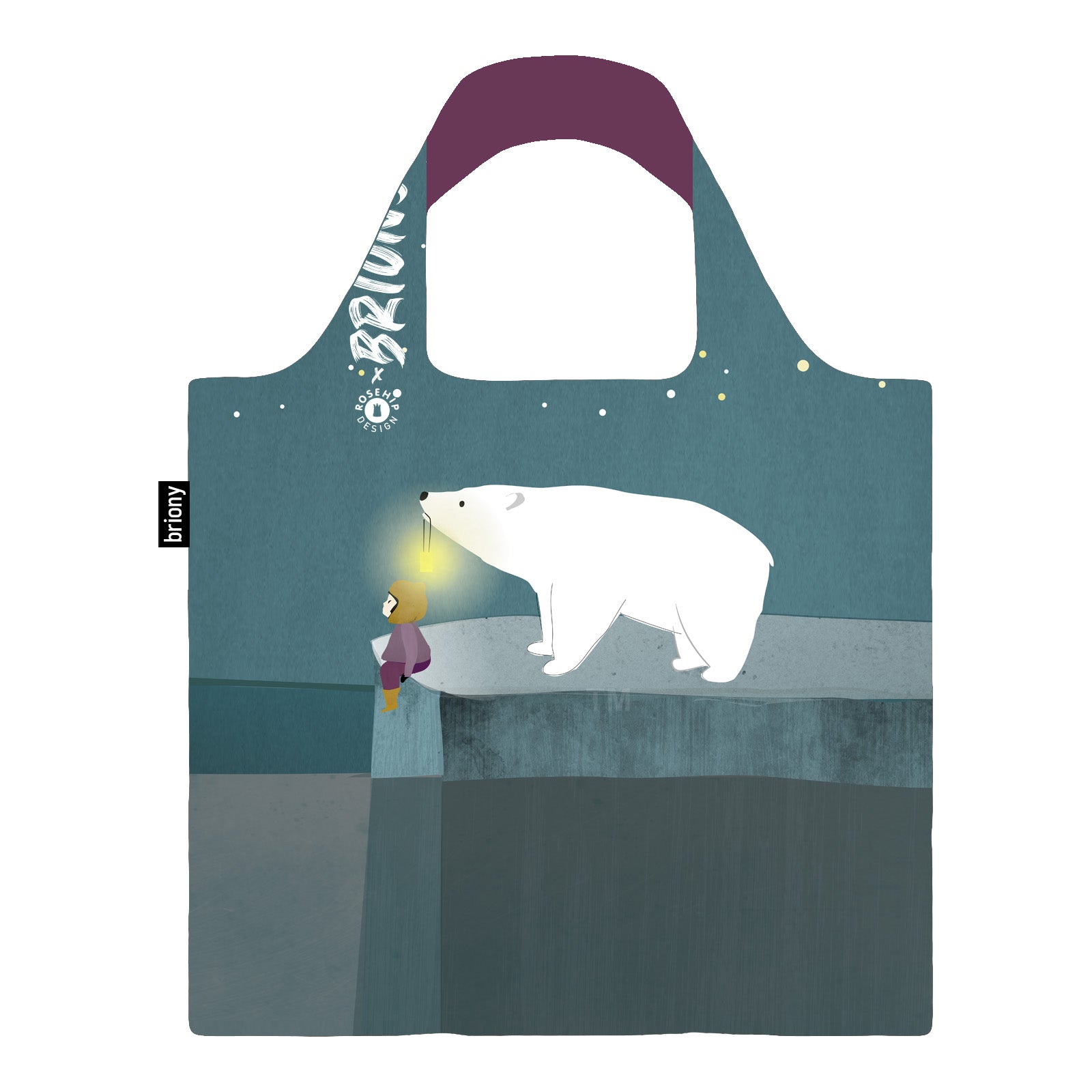DEMODEE SATIN BAG POLAR BEAR 値下げ Polar Bear Shopping Bag x 