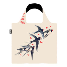 Kép betöltése a galériamegjelenítőbe: Swallows and Hearts Shopping Bag