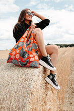 Kép betöltése a galériamegjelenítőbe: Orange Rooster Shopping Bag