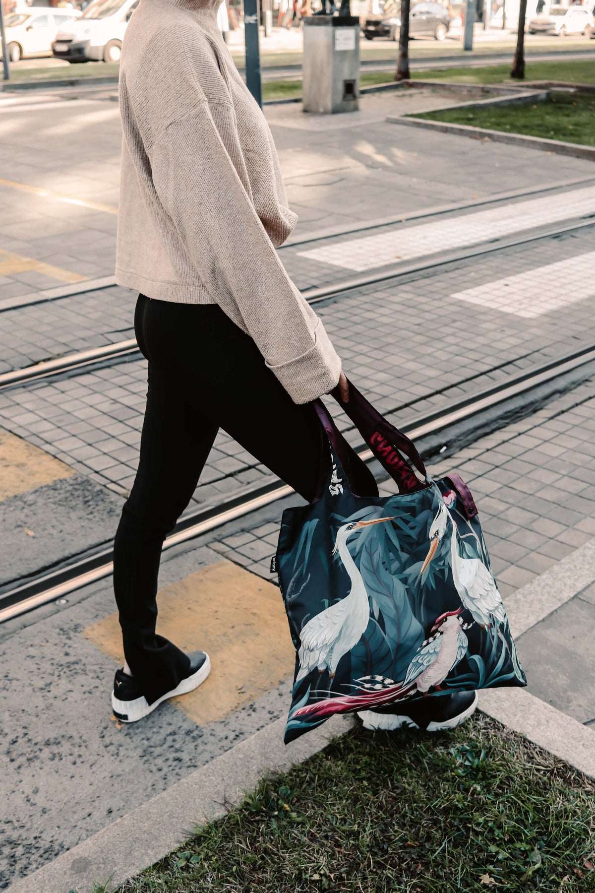 Crane Shopping Bag