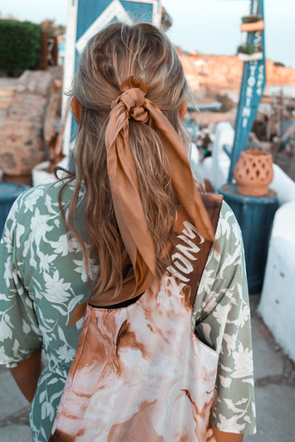 Brown Liquid Shopping Bag