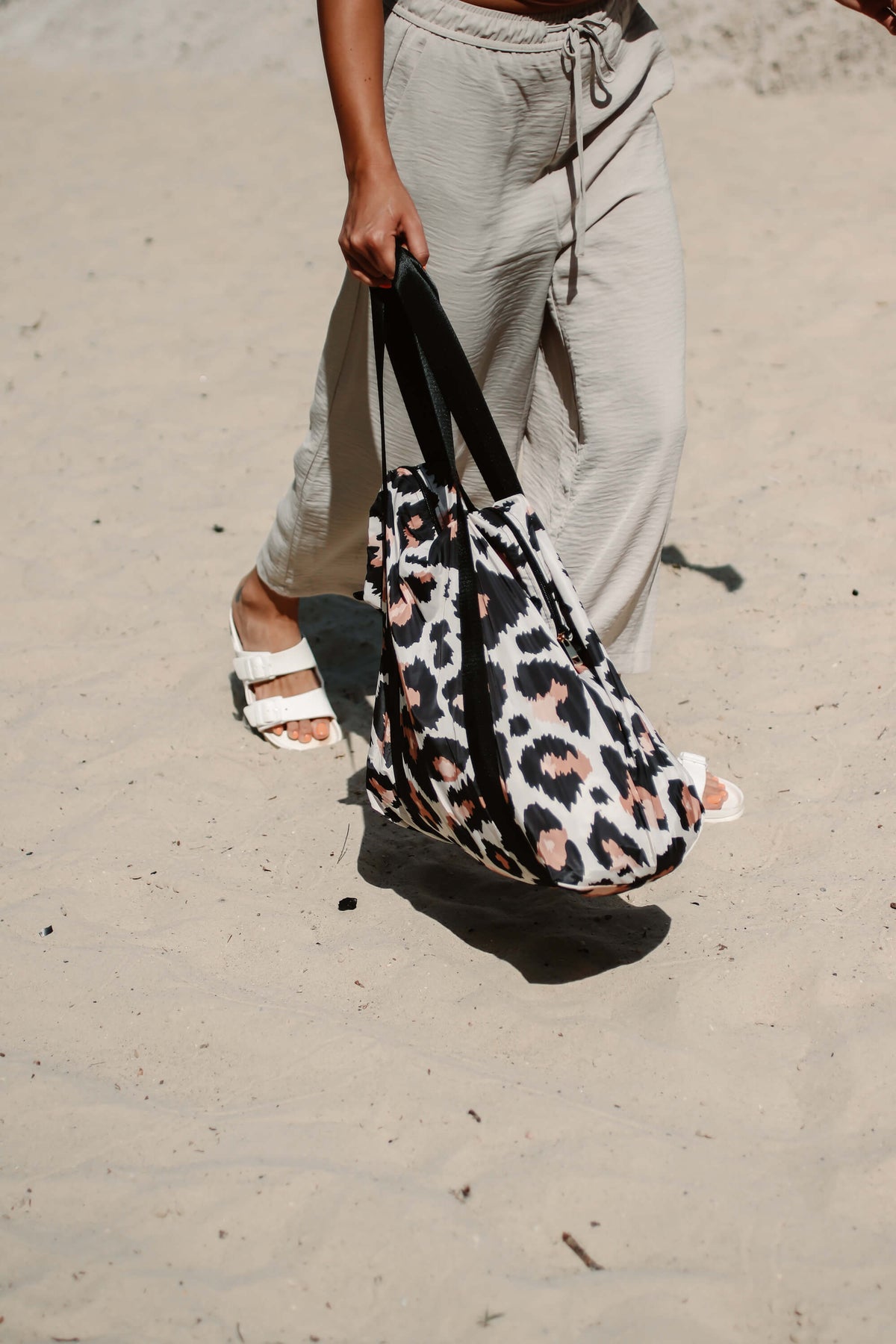 Brown Leopard Skin Weekender
