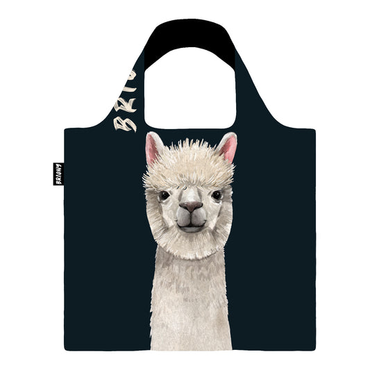 Lama Face Shopping Bag
