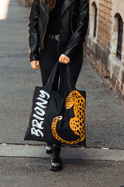 Solo Leopard Shopping Bag