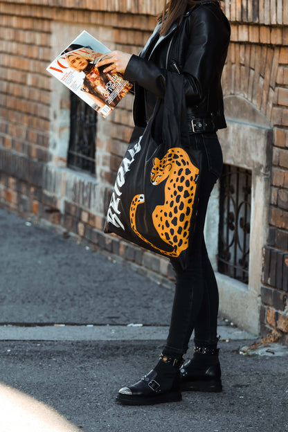 Solo Leopard Shopping Bag