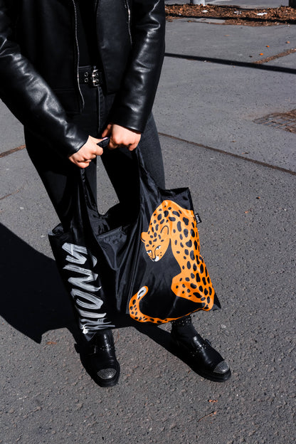 Solo Leopard Shopping Bag