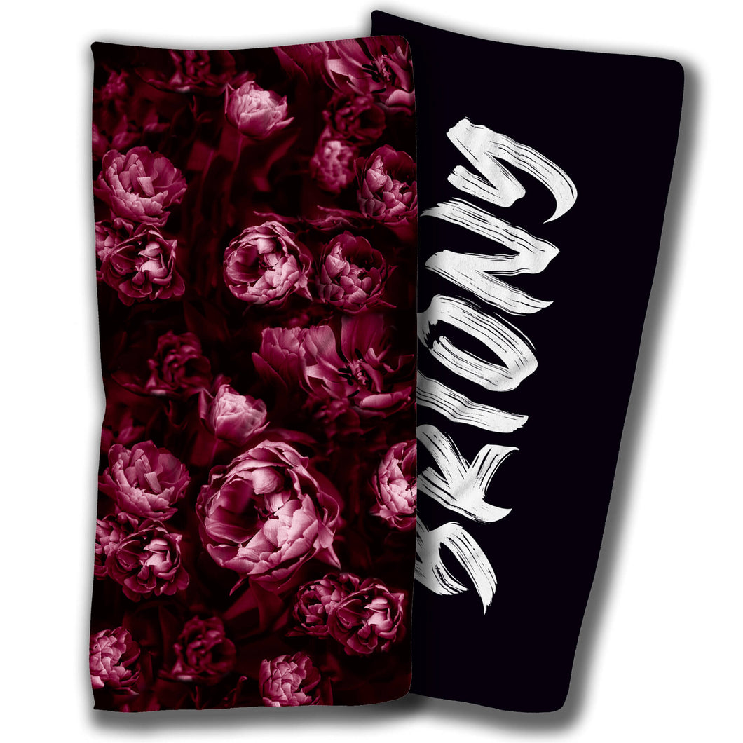 Blooming Flowers Beach Towel 180x90cm